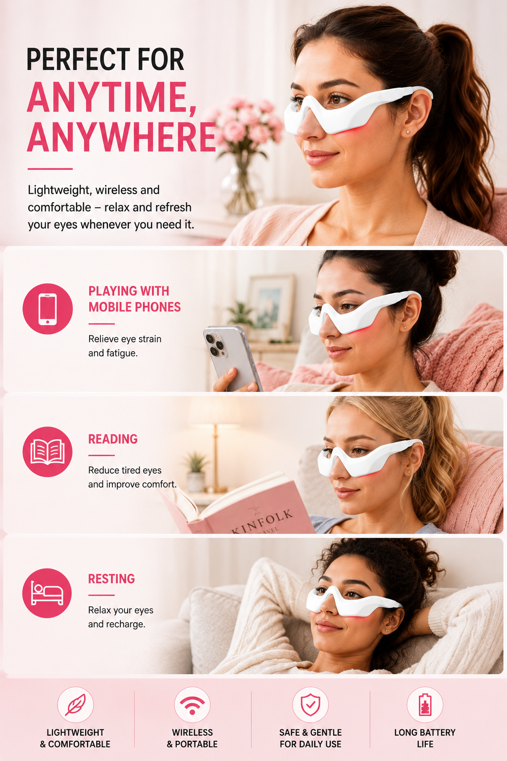 Revitalize Your Eyes: Ultimate Eye Massager for Fatigue Relief and Relaxation