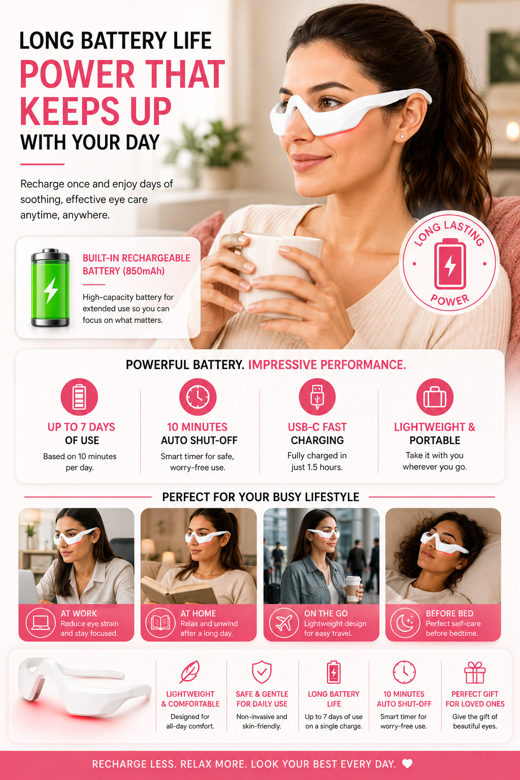 Revitalize Your Eyes: Ultimate Eye Massager for Fatigue Relief and Relaxation