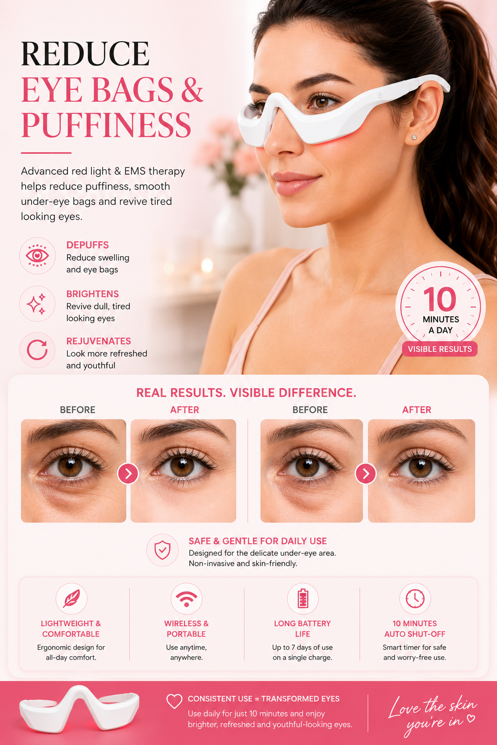 Revitalize Your Eyes: Ultimate Eye Massager for Fatigue Relief and Relaxation
